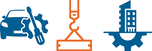 Marketing solutions for Automotive, Lifting & Rigging, Building Management industries