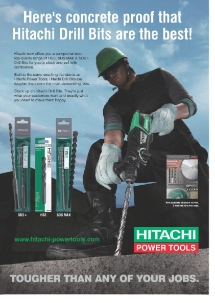 Hitachi Power Tools Business to Business Adverts