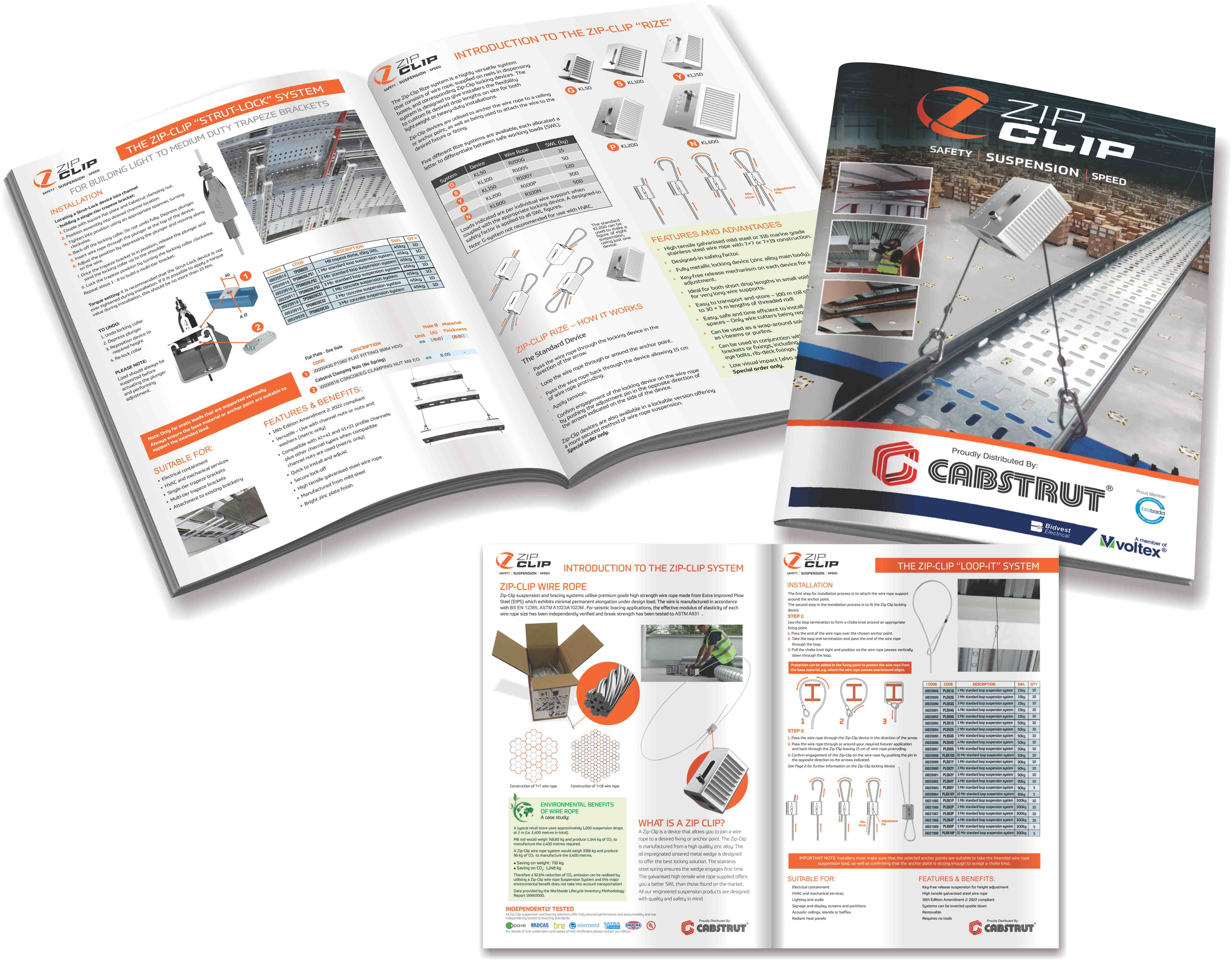Cabstrut – Zip Clip Product Launch Catalogue