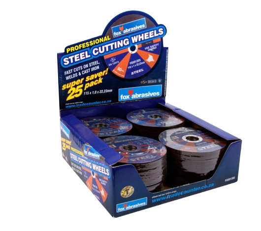 Fox Abrasives Packaging Range
